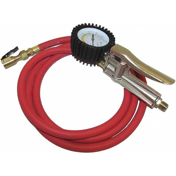 Dial Inflator Gauge, 12 ft.