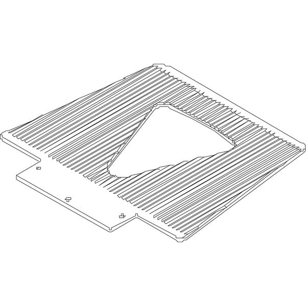 Nose Plate, 16-1/2"W, 13"D, 350 lb.