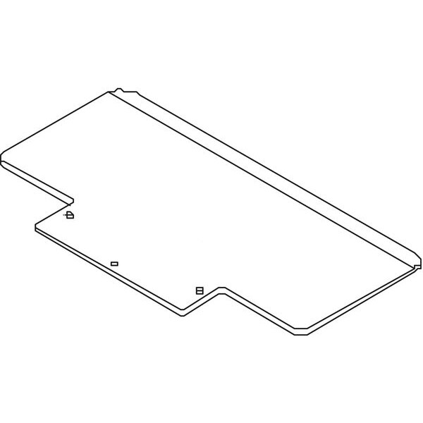 Nose Plate, 18-1/2"W, 10-1/2"D, 350 lb.