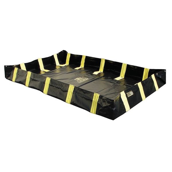 Standard Weight Portable Spill Containment Berm, Sump Capacity 748 gal