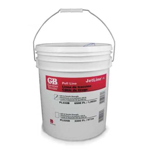 Fishing Line, Poly, 210 lb, 6500 ft, Blu, Bkt