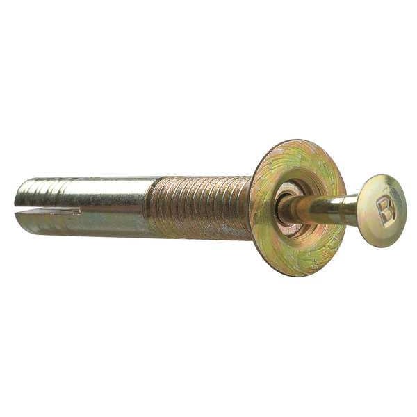 DFS Nail Drive Anchor, 1/2" Dia., 4-3/4" L, Steel Zinc Plated, 5 PK
