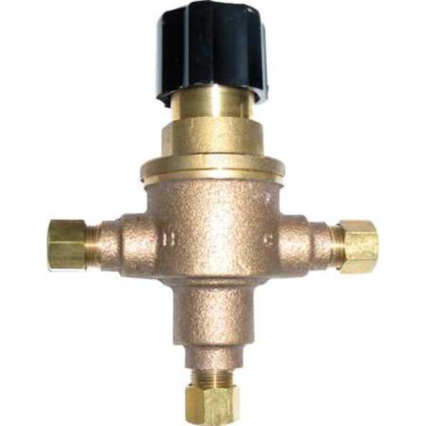 Mixing Valve, Brass, 0.5 to 4.5 gpm