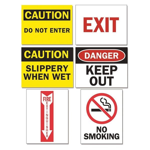 Sign Inserts, Assorted Signs, PK12
