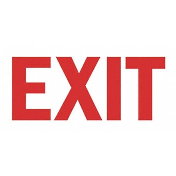 Sign Inserts, Exit, PK6