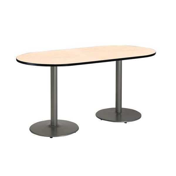 Round 72" W, 29" (Cafe Height) H, Laminate Top, Natural