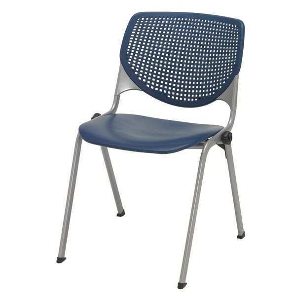 Poly Stack Chair, w/Perforated Back