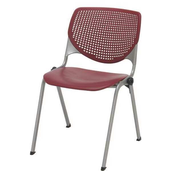Poly Stack Chair, w/Perforated Back