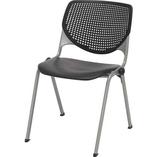 Poly Stack Chair, w/Perforated Back