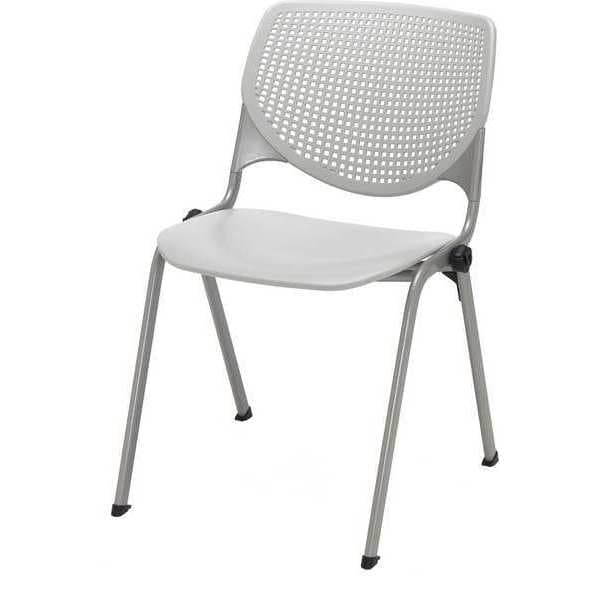 Poly Stack Chair, w/Perforated Back