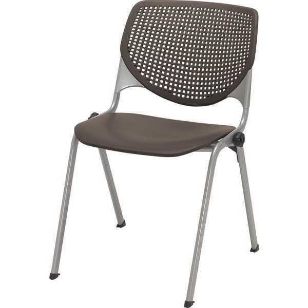 Poly Stack Chair, w/Perforated Back