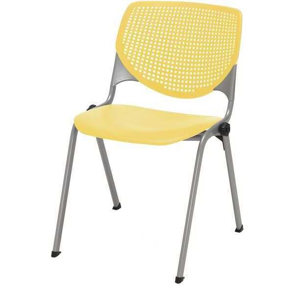 Poly Stack Chair, w/Perforated Back