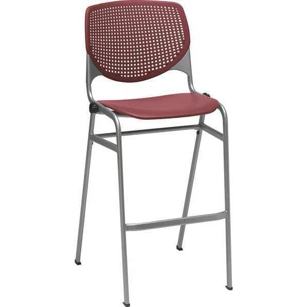 Poly Stack Chair, w/Perforated Back