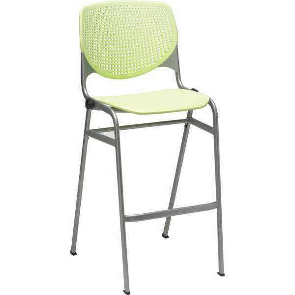 Poly Stack Chair, w/Perforated Back