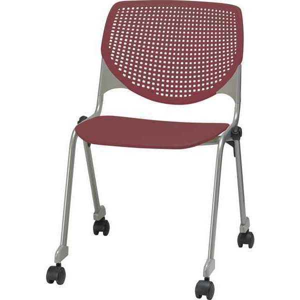 Poly Stack Chair, w/Perforated Back
