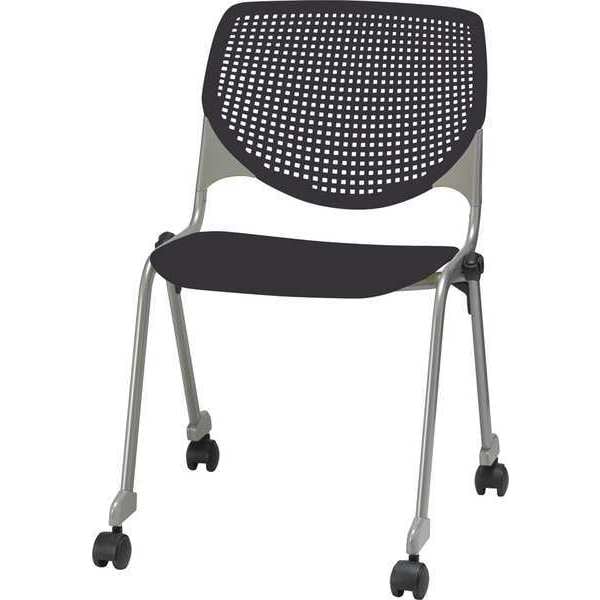 Poly Stack Chair, w/Perforated Back
