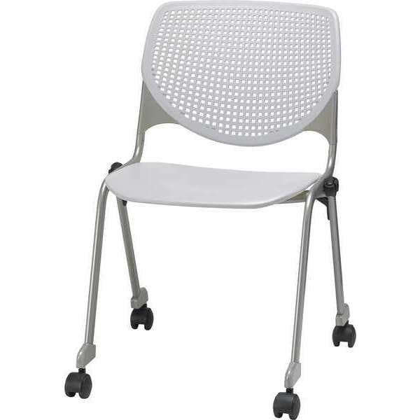 Poly Stack Chair, w/Perforated Back