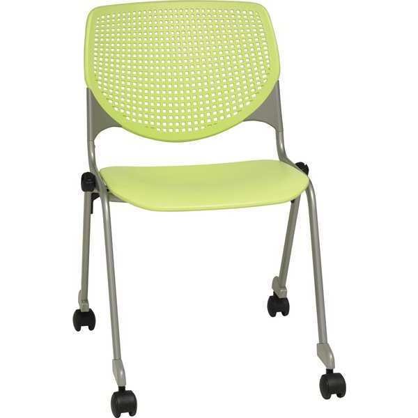 Poly Stack Chair, w/Perforated Back