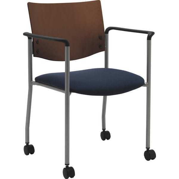Side/Guest Chair, w/Arms, Casters