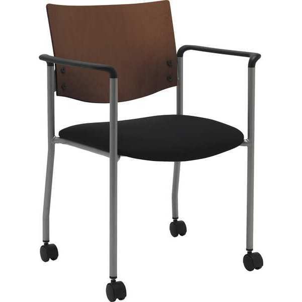 Side/Guest Chair, w/Arms, Casters
