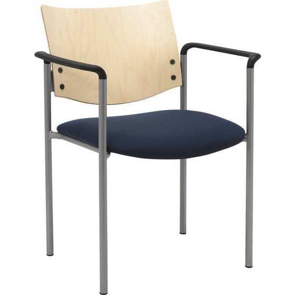 Side/Guest Chair, w/Arms, Wood Back