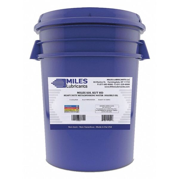 Water Soluble Cutting Fluid, 5 gal., Pail
