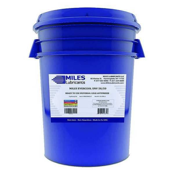 Univ Gold Antifreeze, 50/50, 5 gal., Pail