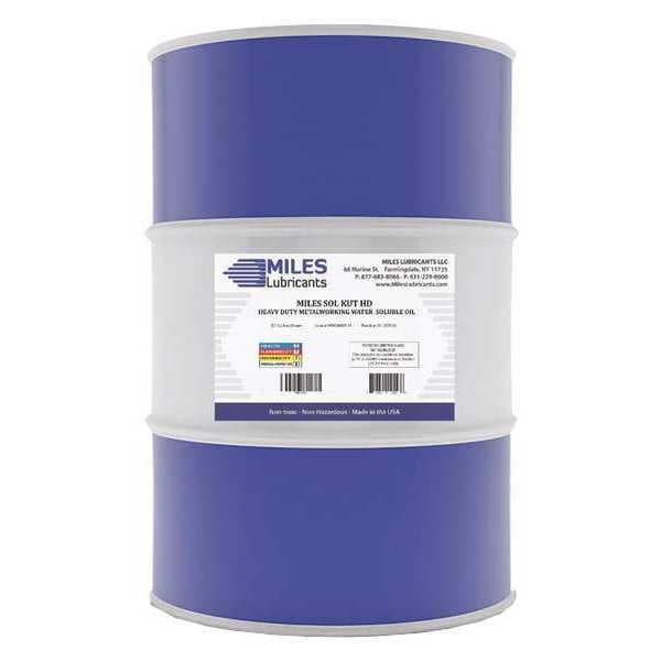 Water Soluble Cutting Fluid, 55 gal., Drum