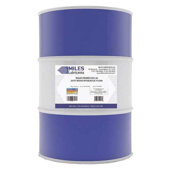 55 gal. Drum, Anti-Wear Hydraulic Fluid, 46 ISO Viscosity