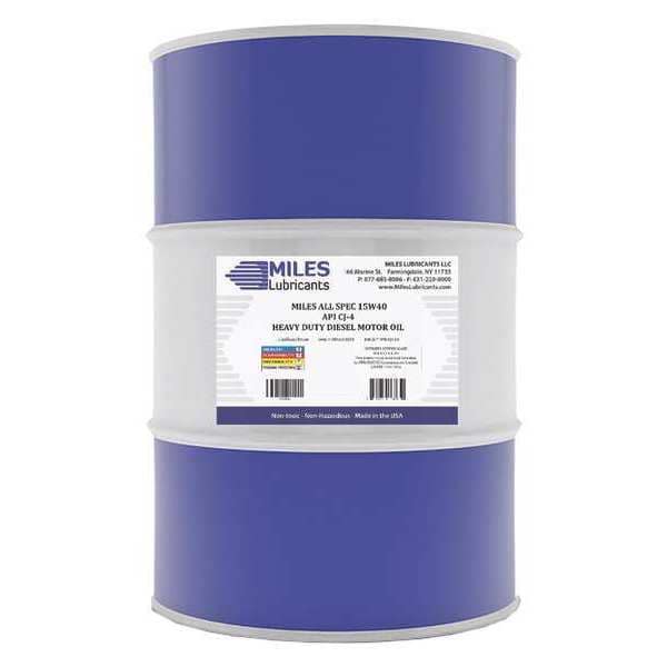 Heavy Duty Engine Oil, SAE 15W-40, 55 Gal.