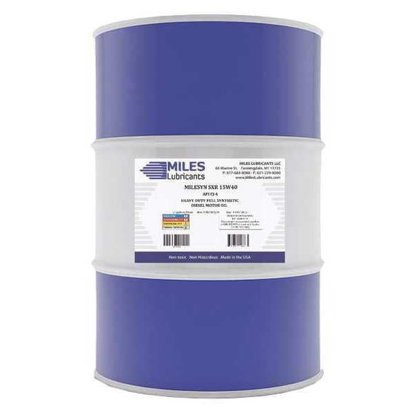 Diesel Motor Oil, 15W-40, Synthetic, 55 Gal., Drum