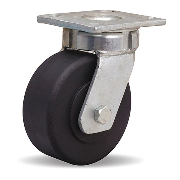 Standard Duty Kingpinless Caster, 5" x 2" Nylast Wheel, 1/2" Sealed Precision Ball Bearings
