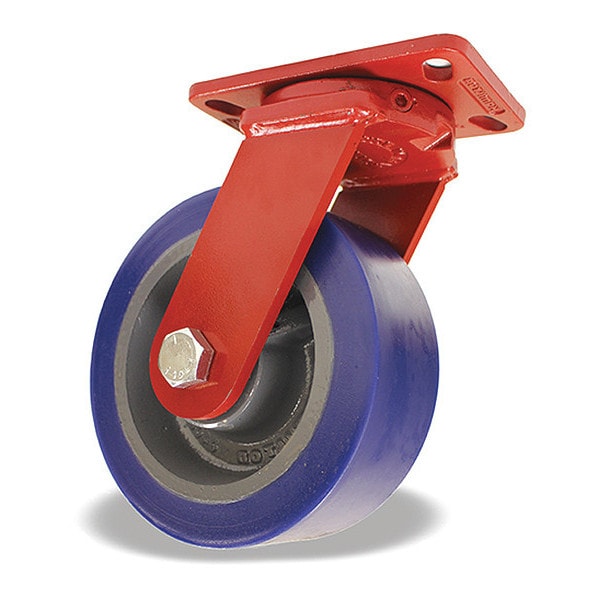 Spinfinity Maintenance-Free Kingpinless ZFFM Series Swivel Caster, 8" x 3" Ergo-Glide XT Wheel