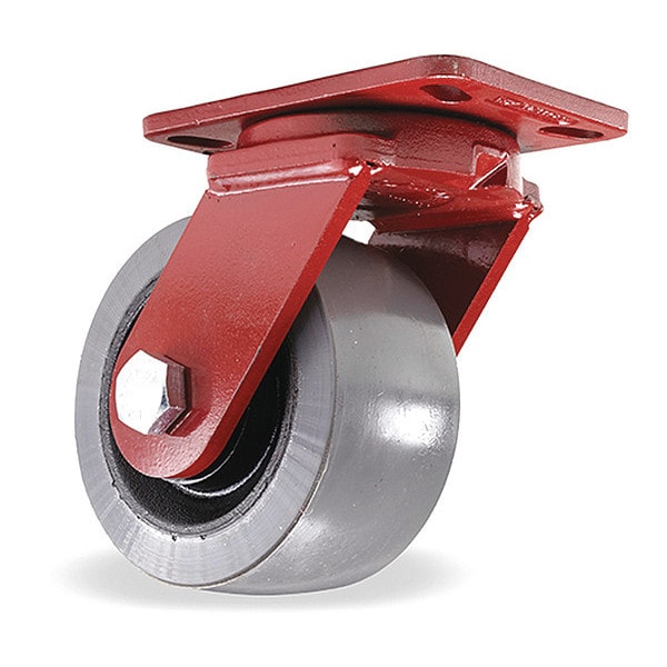 Spinfinity Maintenance-Free Kingpinless ZFFM Series Swivel Caster, 6" x 3" DuraGlide Wheel (95A)