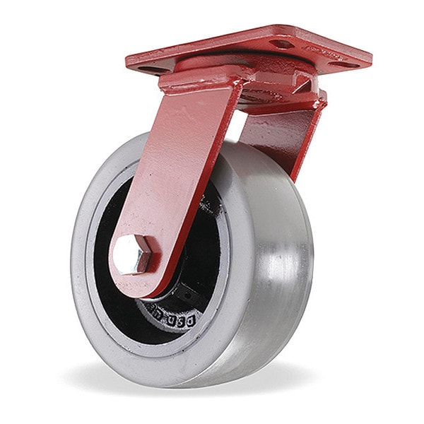 Spinfinity Maintenance-Free Kingpinless ZFFM Series Swivel Caster, 8" x 3" DuraGlide Wheel (95A)