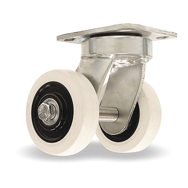 Hh Dual Swivel Whs 4X1-3/8 Wh Rubber