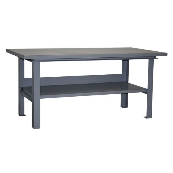 Extra Heavy Duty Tables, Steel, 60" W, 34" Height, 4000 lb., Straight