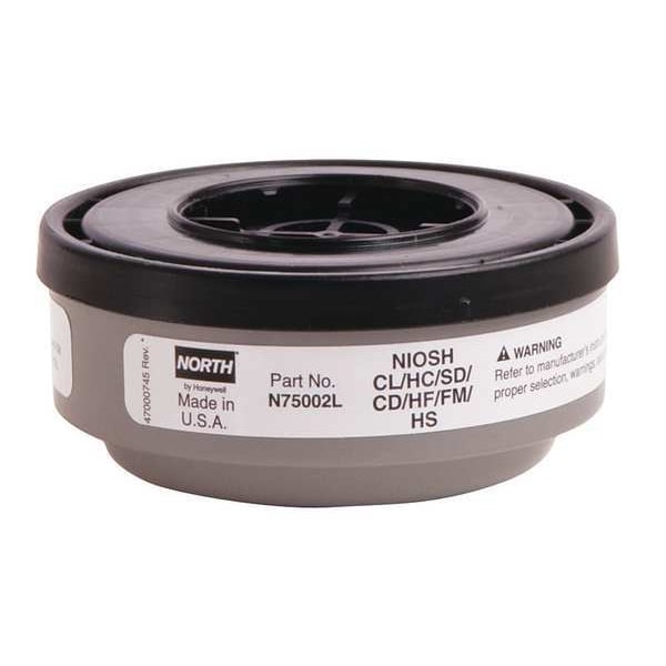 Cartridge, N, White, Threaded, North Full or Half Mask Respirators