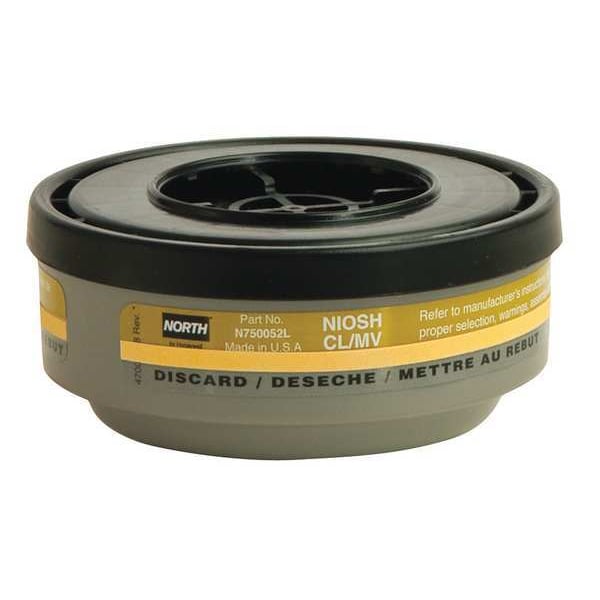 Cartridge, N, Olive, Threaded, North Full or Half Mask Respirators