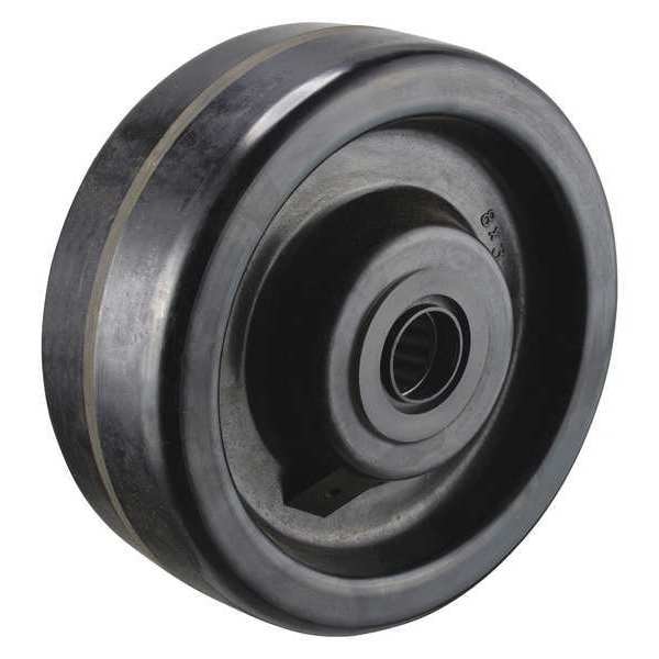 Caster Wheel, 8 in. Dia., 2500 lb., Black