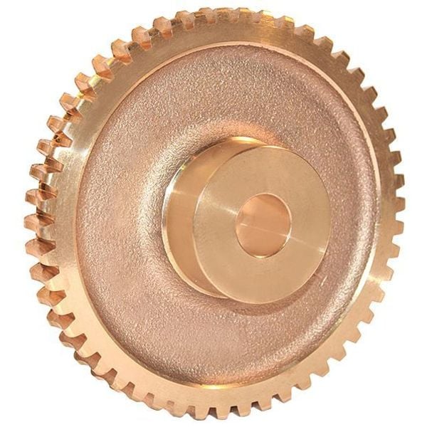 WormGear, 10DP, 14.5PA, 50Teeth, RH, Bronze