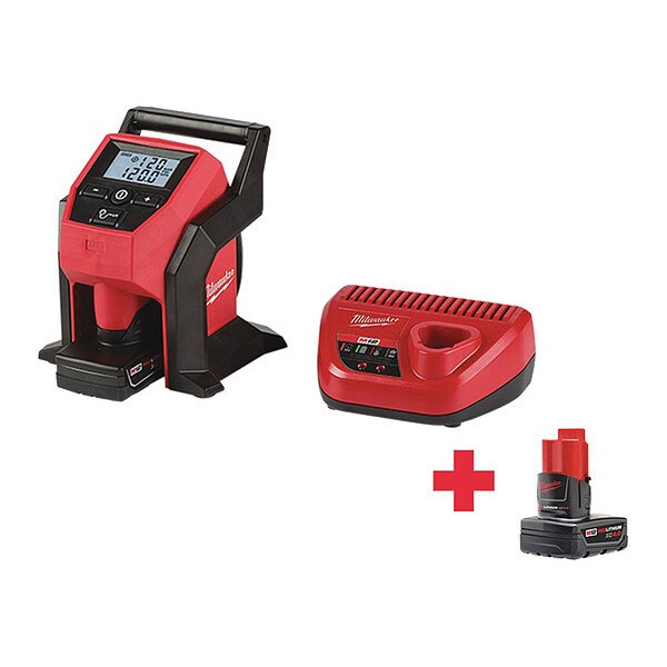 Compact Inflator Kit, Cordless, 120 PSI
