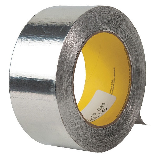 Adhesive Tape, Aluminum, 2" W x 60 Yards