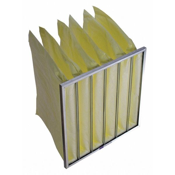 Fbrgls/Pkt Filter, MERV12, 12"x24"x12", 3P