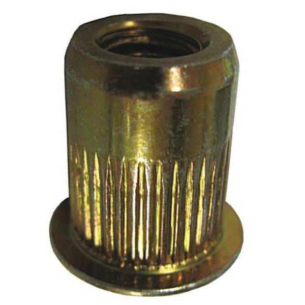 Threaded Insert, Steel, .030-.165, PK100