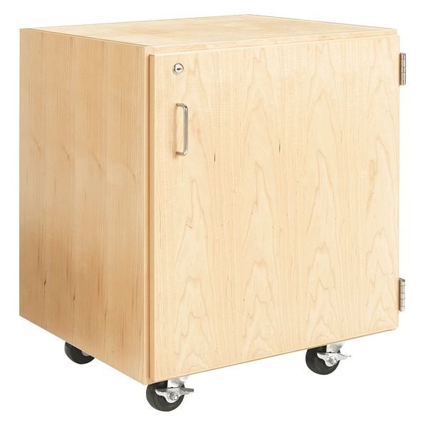 Shelving Storage Cabinet, 30 in H, 24 in W, 1 Shelves