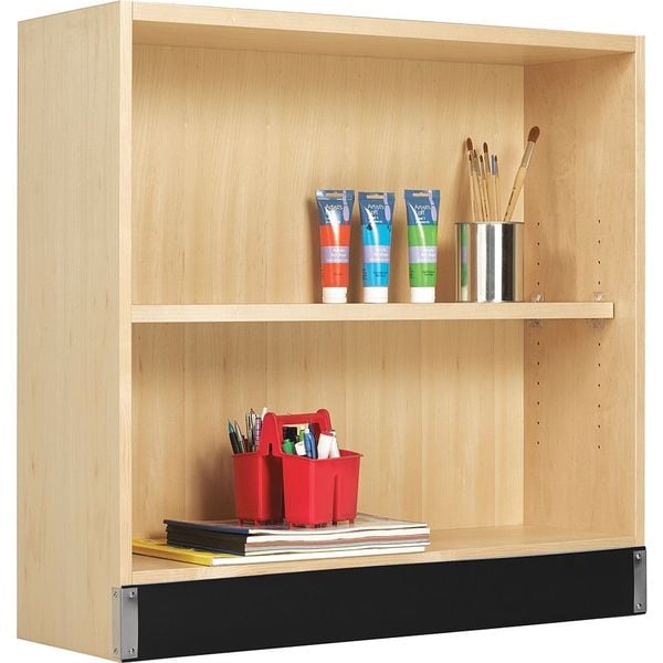 Shelving Storage Cabinet, 35 in H, 36 in W, Open Shelving, (1) Adjustable Shelf Shelves