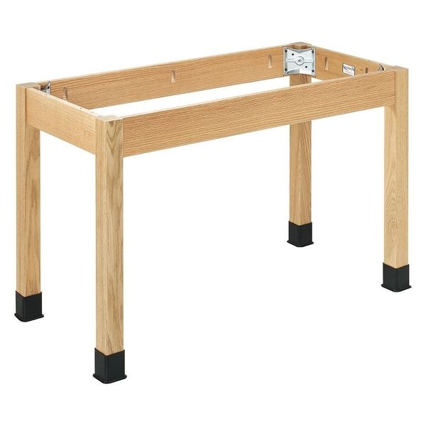Rectangle Table, 54" W, 32" L, 30" H, No Top, black