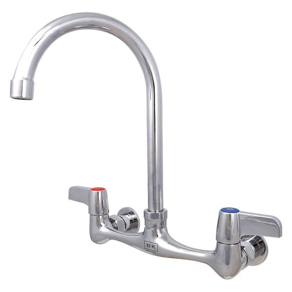 Faucet, Splash Mount, Hvy Duty, 8"