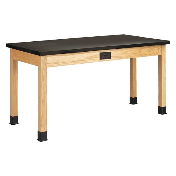 Rectangle Table, 48" W, 48" L, 30" H, Wood